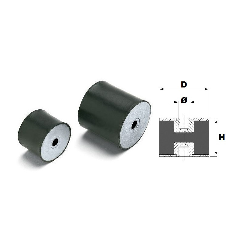 antivibranti-cilindrici-foro-passante-ø-d-mm-50-h-mm-30-ø-foro-12-mm