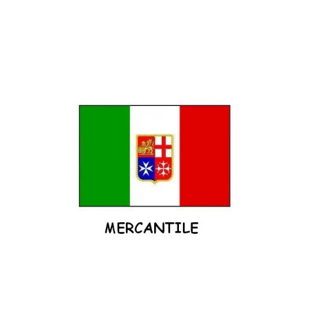 07.0128.03 BANDIERA ITALIA MERCANTILE 40X60