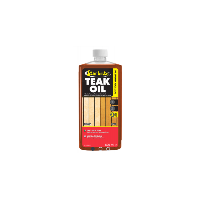 FOR6401232 PREMIUM TEAK OIL GOLD 500ML