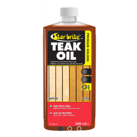 FOR6401232 PREMIUM TEAK OIL GOLD 500ML