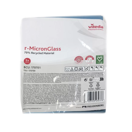 r-MicronGlass panni vileda blu 5 pz