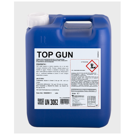 Top Gun Multi-action, non-foaming algaecide 10 Lt