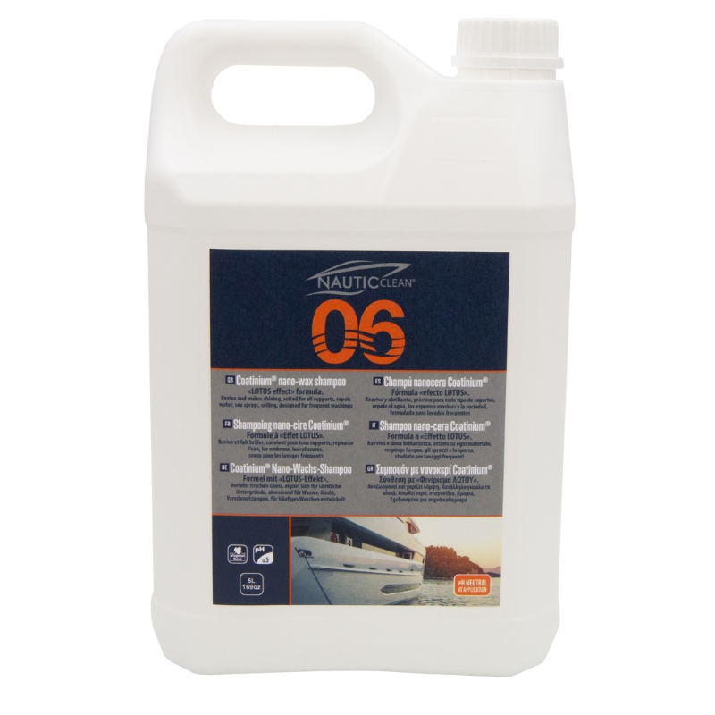 CRNC.06.5LT NAUTIC CLEAN 06 COATINIUM NANO-WAX SHAMPOO  5LT
