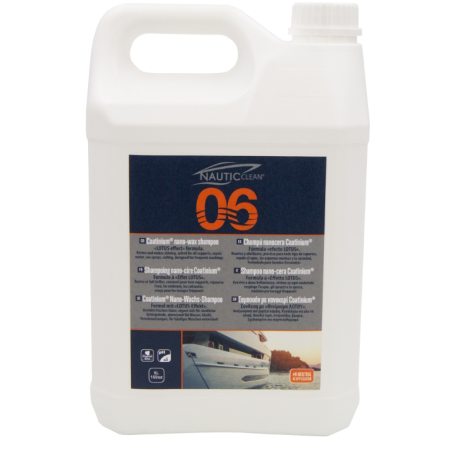 CRNC.06.5LT NAUTIC CLEAN 06 COATINIUM NANO-WAX SHAMPOO  5LT