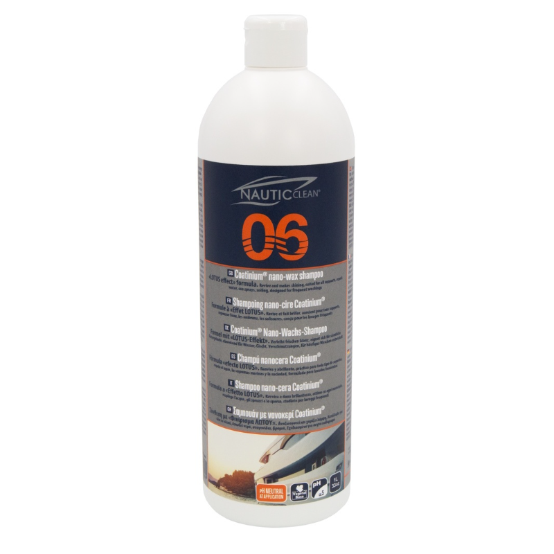 CRNC.06.1LT NAUTIC CLEAN 06 COATINIUM NANO-WAX SHAMPOO  1LT