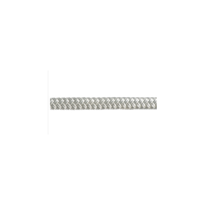 OS06.467.05 Treccia doppia bianca Ø 5 mm, in morbido poliestere ad alta tenacità