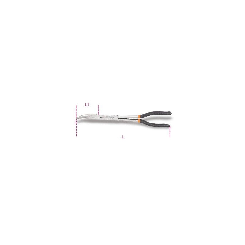BETA010090009 Pinze lunghe becchimezzitondi - 1009L/B