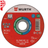 WH0669401250 - Disco da taglio, composto, Mola tagl. Wuerth inox/acc. 125x1,0