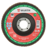 WH0579430529 - Disco abrasivo lamellare, Disco lam. fib. industry 125mm GR.80 zebra