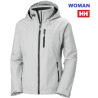 36.0489.03 HH WOMAN CREW HOODED MIDLAYER JKT size M grey
