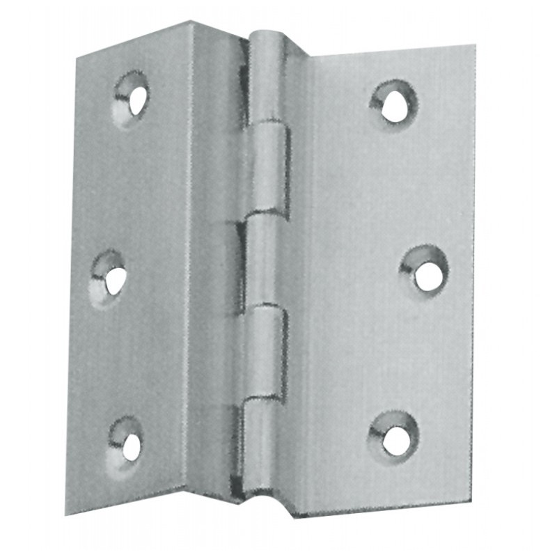 FOR4949100 CERNIERE DOPPIA SQUADRA in ottone cromato, dim. mm. 40 x 50