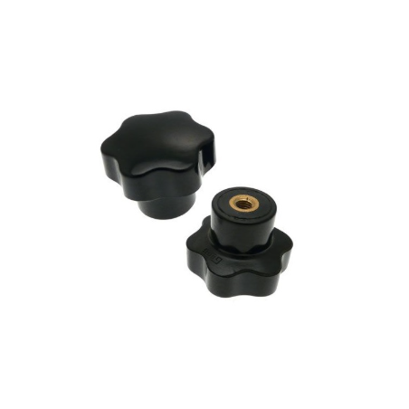 GT01 - DADO A VOLANTINO FEMMINA, FILETTATURA M8, DIAMETRO 40mm