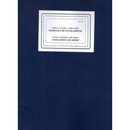 SYCMOD51 GIORNALE NAUTICO- LIBRO TERZO/ GIORNALE DI NAVIGAZIONE