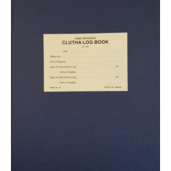 BHLBK0033 Log book "Clutha"...