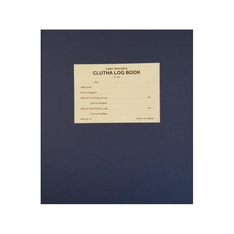 BHLBK0033 Log book "Clutha" 6 months