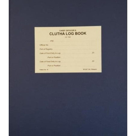 BHLBK0033 Log book "Clutha" 6 months