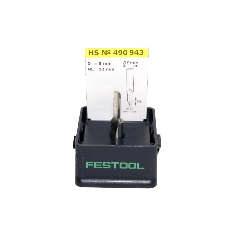 AMFESTOOL - Festool Fresa per scanalature HS S8 D 5/12