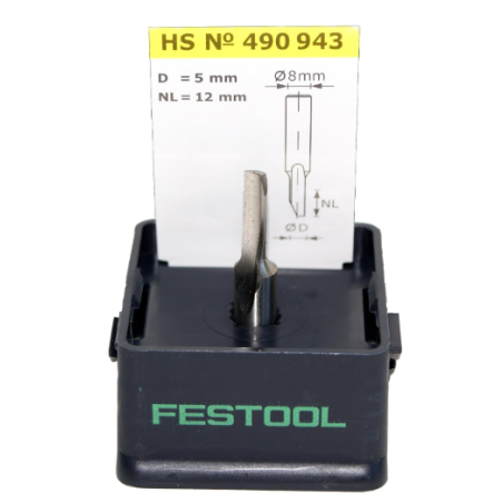 AMFESTOOL - Festool Fresa per scanalature HS S8 D 5/12