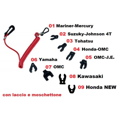 31.0162.01 CHIAVETTA STOP MOTORE CON LACCIO